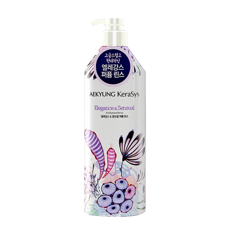 爱敬 科娜洗丝 韩国进口护发素 紫色香水(抚平毛糙 滋养柔顺) 600ml/瓶