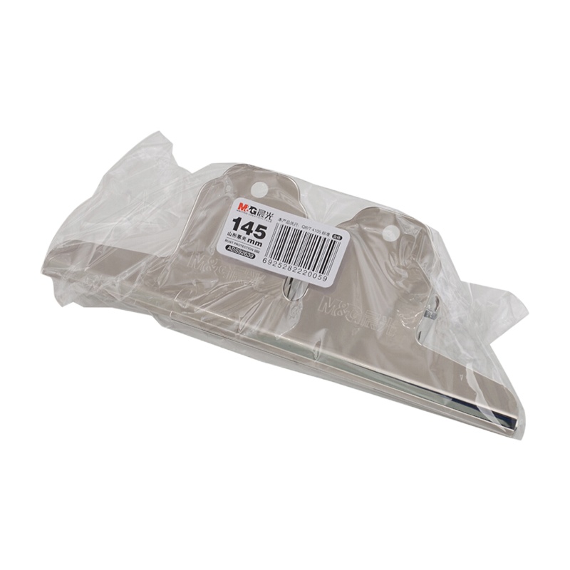 晨光145mm山形夹ABS92639银色 2个装/袋