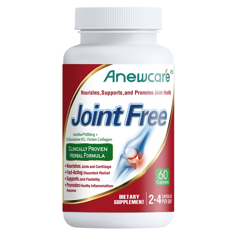 美国新康芮Anewcare健骨力氨糖软骨素氨基葡萄糖青年中老年成人男女关节维骨力灵活 60粒/瓶 FDA认证 专利认证