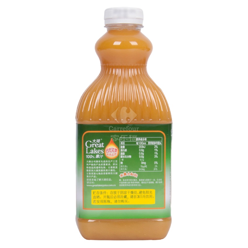 大湖橙汁1L