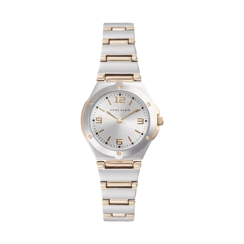 安妮克莱因（ANNE KLEIN）简约经典系列时尚休闲潮流钢带石英女士手表10/8655SVTT