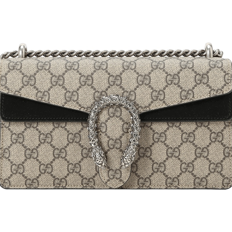 预订 GUCCI 古驰 Dionysus 口盖包 双虎头搭扣老花499623