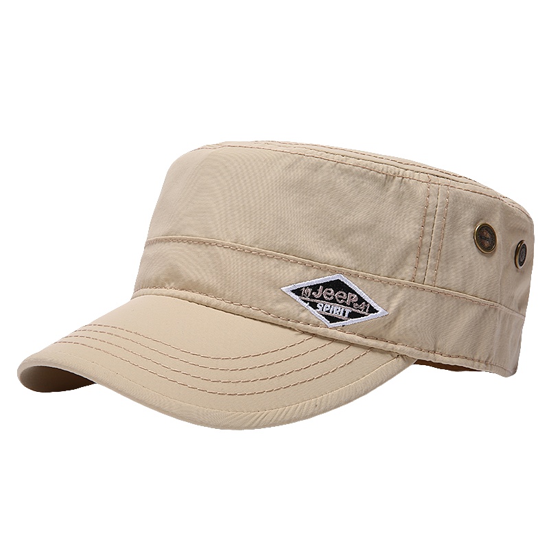 JEEP正品美国吉普帽子男潮平顶帽速干防晒帽鸭舌休闲四季时尚军帽