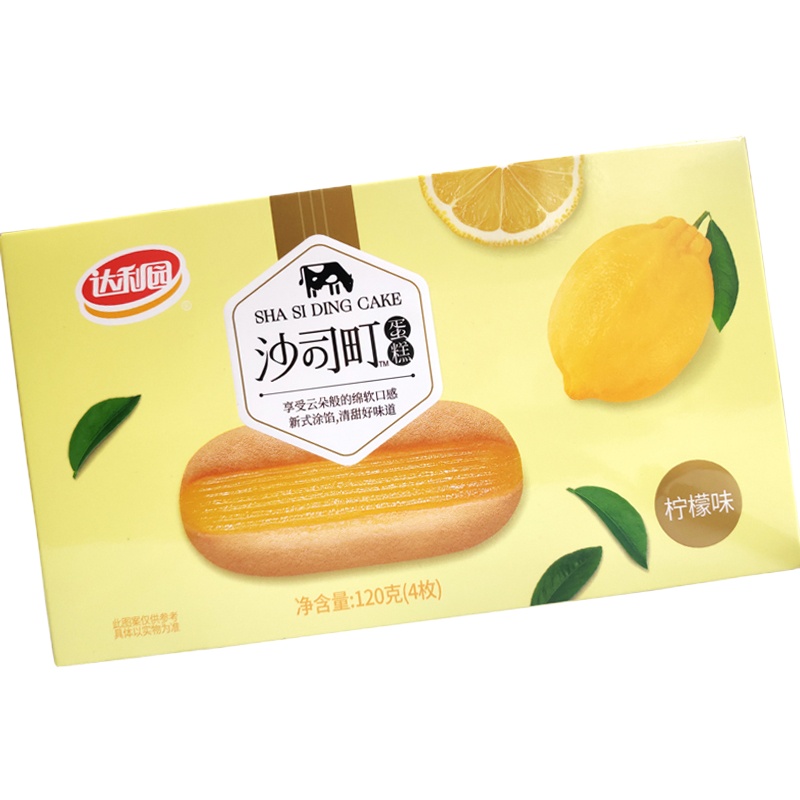 达利园 沙司町蛋糕 柠檬味 120g