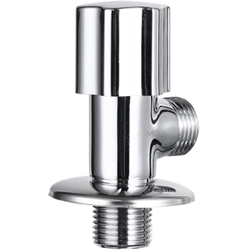 九牧(JOMOO)卫浴五金冷热三角阀 陶瓷阀芯铜合金加厚八门阀八字阀二通套装74054