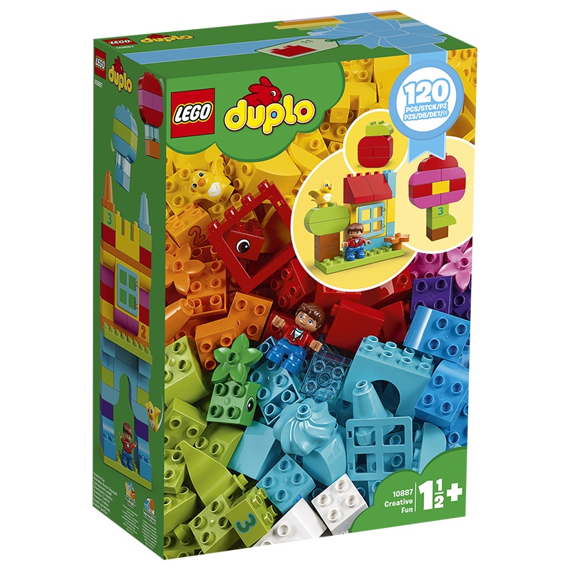 LEGO乐高 Duplo得宝系列 我的自由创意趣玩箱10887