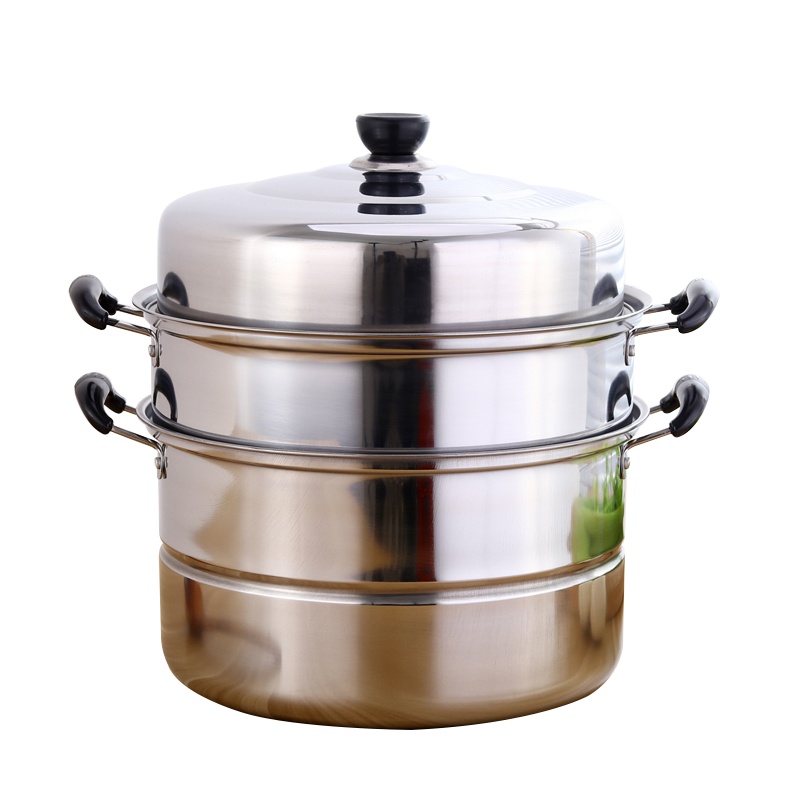 礼促优选多用三层蒸锅28cm