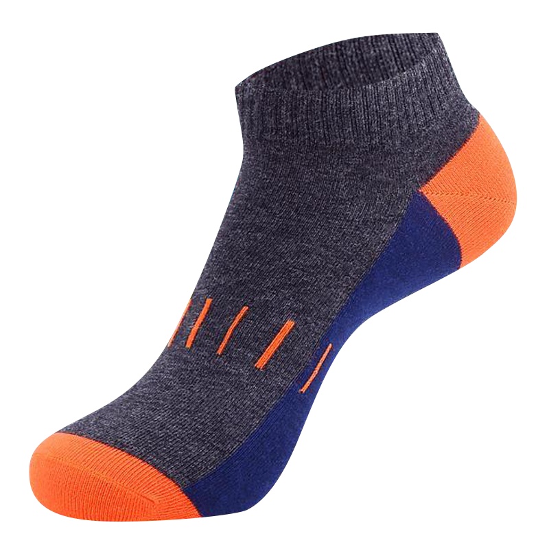 浪莎 六双装袜子男 纯棉短袜薄款春夏季 100%全棉防臭运动袜短筒低帮船袜潮