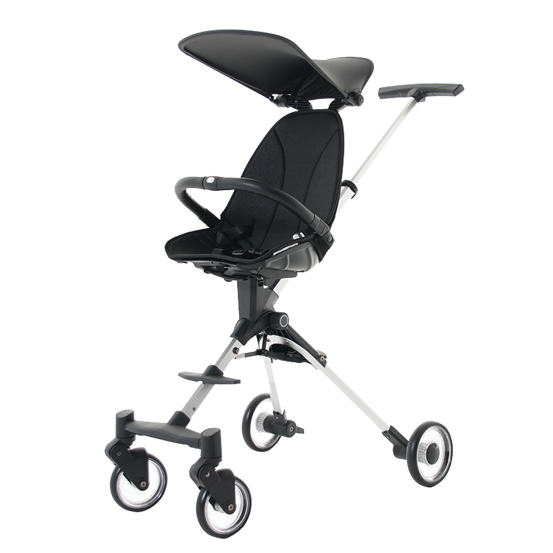 Qatta卡塔遛娃溜娃神器带娃出门高景观轻便折叠双向婴儿童手推车