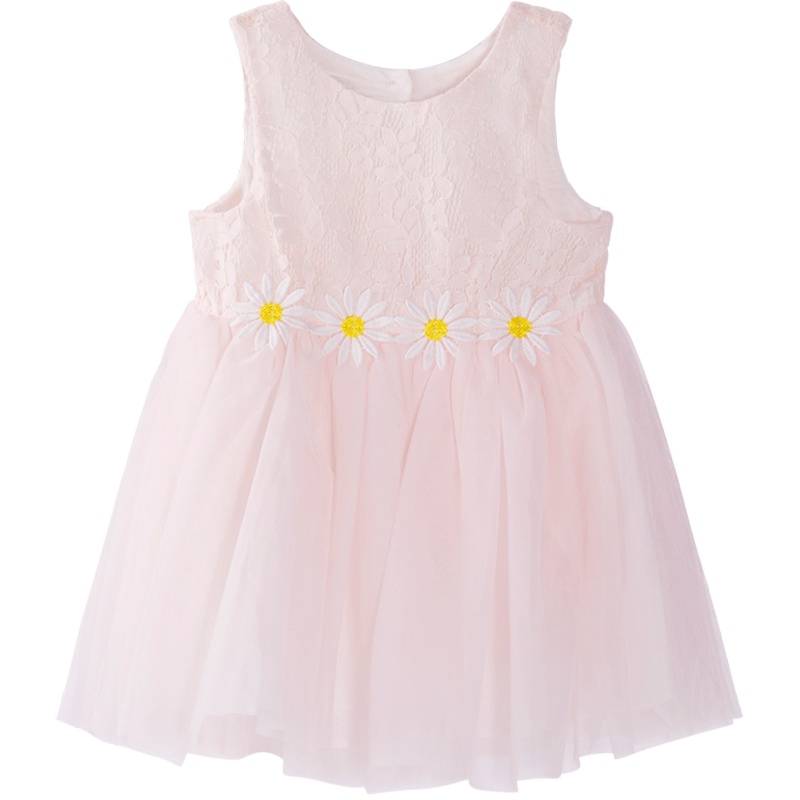 贝贝怡女童连衣裙夏季中大童洋气公主背心裙裙子192Q128