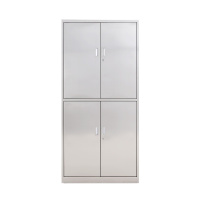 东港家具 不锈钢通双节文件柜,矮柜,储物柜,更衣柜,员工柜,水杯柜,多门柜,鞋柜,碗柜,带锁柜子可定制