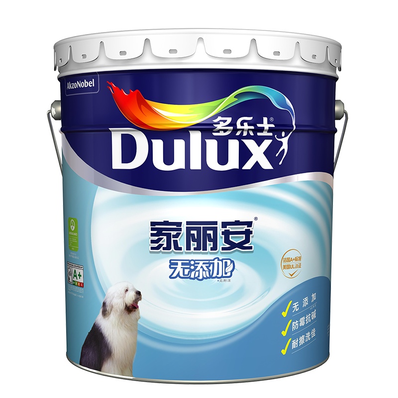 多乐士(Dulux)家丽安无添加乳胶漆 内墙面漆油漆涂料A846 18L
