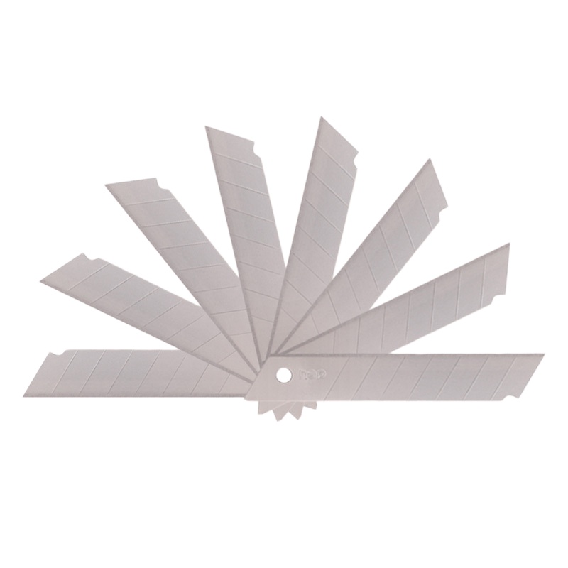 得力大号美工刀片2011 Deli办公用品SK5碳素钢刀片 10片装