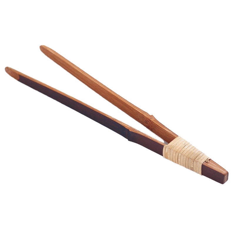 茶夹茶杯茶叶竹夹子镊子竹制日式复古茶具茶道配件功夫泡茶洗杯夹 三维工匠 [白藤茶夹]