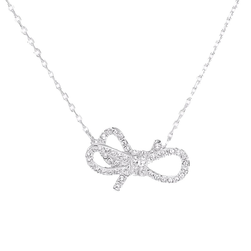 Swarovski/施华洛世奇正品项链女LIFELONGBOW蝴蝶结锁骨链