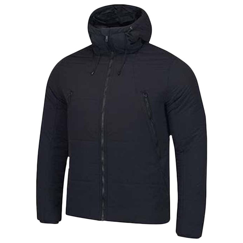 李宁（LI-NING）正品短款棉衣男冬季保暖运动舒适短棉服连帽休闲外套