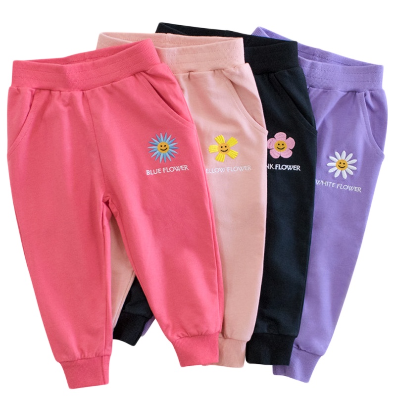 女童裤子2020新款儿童外穿薄款洋气中小童运动裤元氣小猴STRONG MONKEY