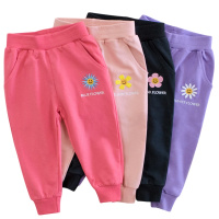 女童裤子2020新款儿童外穿薄款洋气中小童运动裤元氣小猴STRONG MONKEY