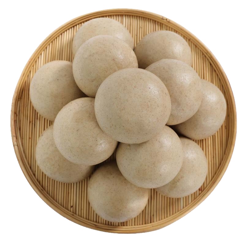 山东荞麦馒头1斤 杂粮馒头全麦荞黑面馒头窝窝头粗粮杂粮面食