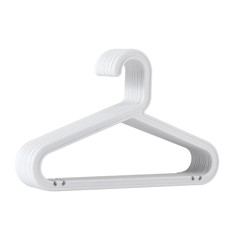 欧润哲 衣架 儿童款干湿两用无痕款 塑料防滑晾衣架 干湿两用日式简约衣架子
