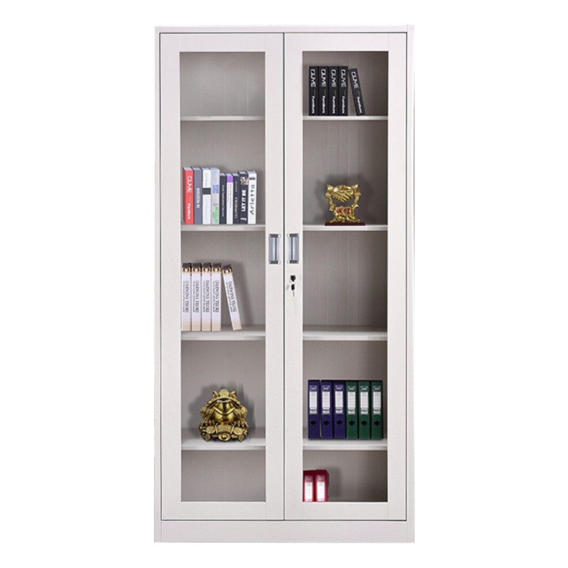 汉诺鑫威钢制办公文件柜铁皮柜矮柜资料密码带锁凭证档案员工储物更衣柜子通玻文件柜