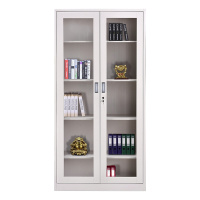 汉诺鑫威钢制办公文件柜铁皮柜矮柜资料密码带锁凭证档案员工储物更衣柜子通玻文件柜