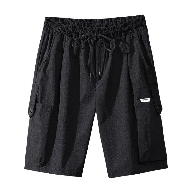 富贵鸟2021休闲工装短裤男夏季潮牌ins运动宽松大码韩版港风五分潮流裤子男