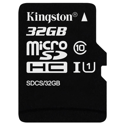 金士顿(Kingston)16GB TF卡 读80MB/s CLASS 10 高速手机记录仪监控存储卡内存卡