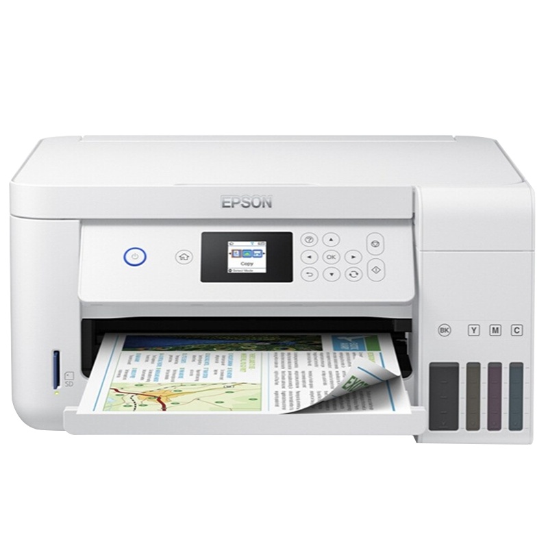 爱普生(EPSON)墨仓式L4163(优雅白)彩色无线多功能一体机 (打印 复印 扫描 wifi 自动双面)