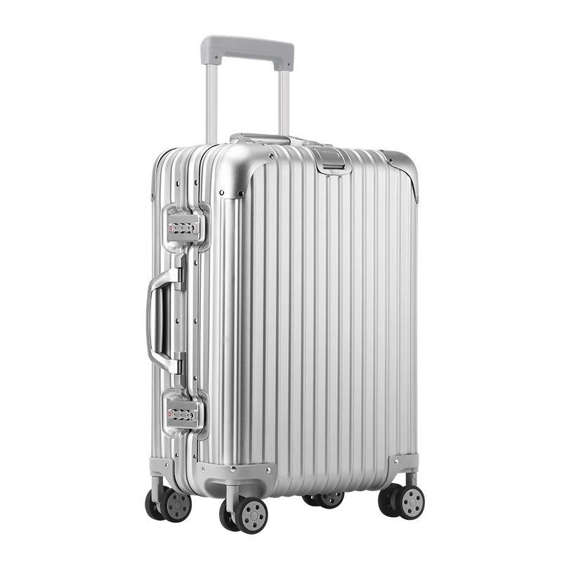 OSDY2019新款铝镁合金高品质拉杆箱万向轮24寸旅行箱行李箱托运箱密码箱O-M011