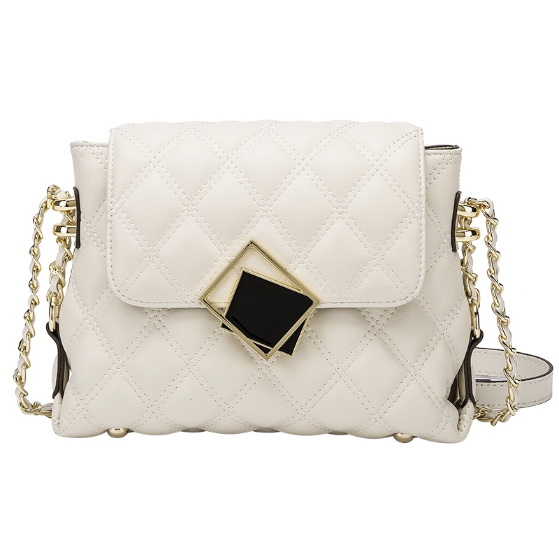 马克华菲时尚百搭牛皮马鞍包个性双肩带女式斜挎包单肩女包