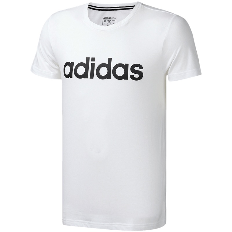 adidas阿迪达斯NEO男服运动服圆领休闲短袖T恤FP7396
