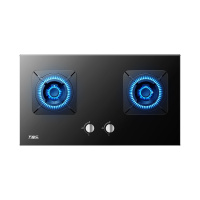 万家乐(Macro)JZT-KV551B一级能效燃气灶煤气双灶 嵌入台式钢化玻璃猛火灶5.0KW大火力家用炉具天然气