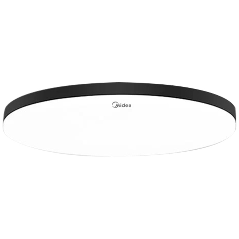 美的 卧室灯led吸顶灯 现代简约超薄圆形餐厅 新款黑色北欧风灯具
