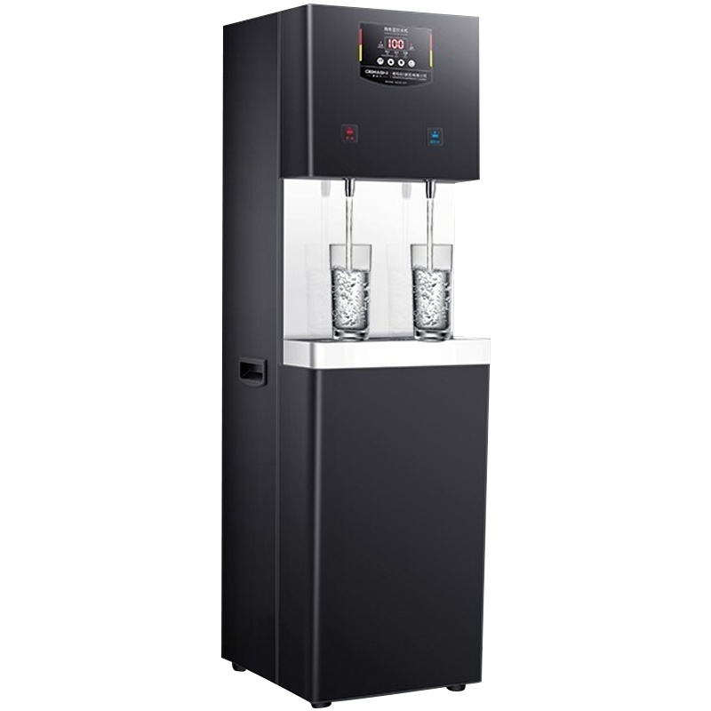 德玛仕直饮机商用净水器直饮水机大型开水器RO反渗透公司用办公室用加热直饮一体机ML-2GA/KS-10LG-2Z黑色面板