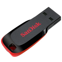 闪迪(SanDisk) 酷刃 U盘 CZ50 16GB 黑红