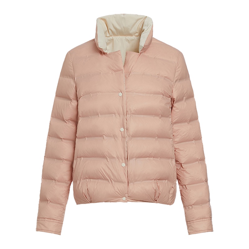 鸭鸭/YAYA 新款轻薄羽绒服女时尚潮流双面穿冬外套