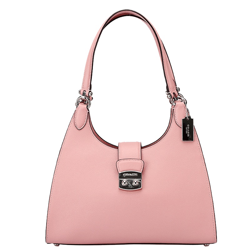COACH 蔻驰 手提包女士 皮质手提单肩包