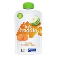 little freddie 小皮胡萝卜苹果泥100g 袋装 适用年龄6个月以上
