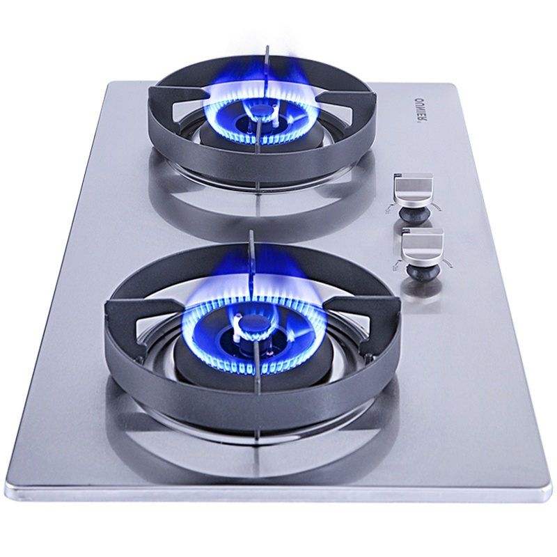 [支持全国联保]欧尼尔(OUNIER)A13燃气灶嵌入式煤气灶台嵌两用不锈钢家用大火力双灶台式灶台灶具瓶装液化气灶燃具