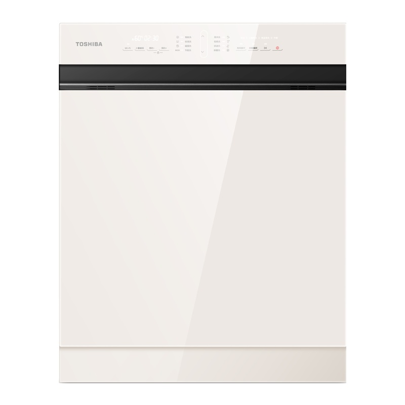 Toshiba东芝洗碗机A3家用全嵌入式13套全自动智能大容量高温消毒杀菌烘干刷碗机DWA3-1323