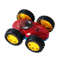 惯性双面翻斗车耐摔玩具车一辆(颜色随机)