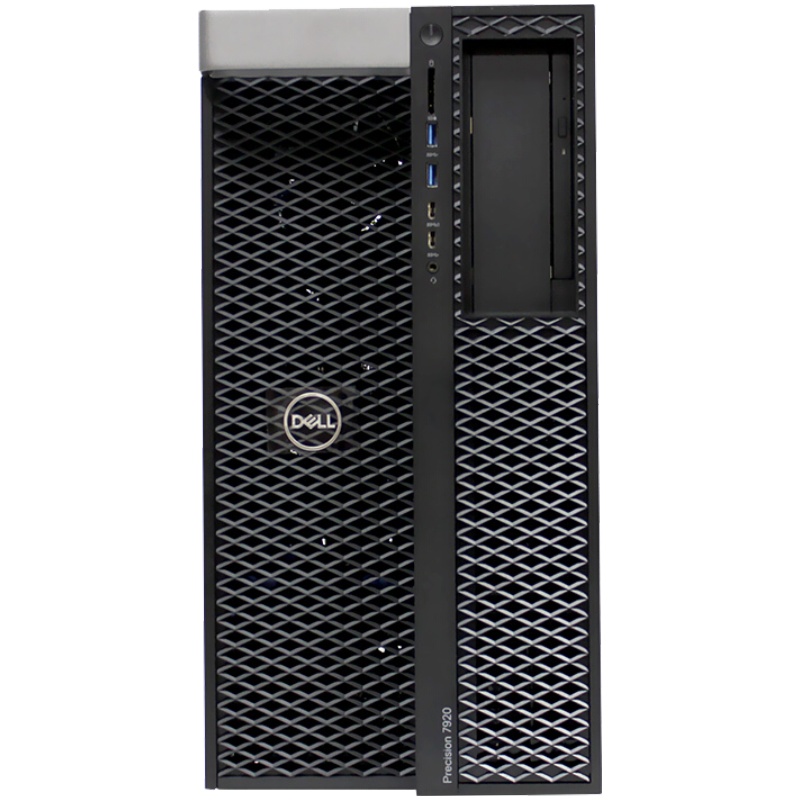 戴尔(DELL)T7920 塔式图形工作站(至强金牌6230R*2 16GB*8 4TB+4*1TB+512G固态 DVD RTX5000 16G显卡 W10p)