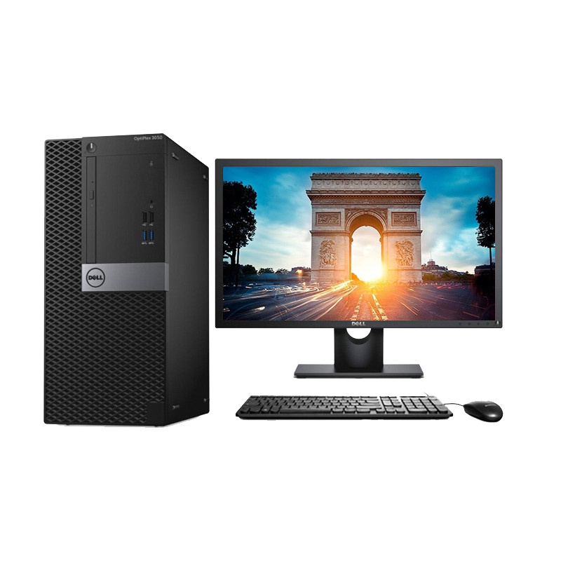 戴尔(Dell) 商用电脑 Optiplex 3050MT 21.5英寸显示器（I3-7100 8G 1T 三年)
