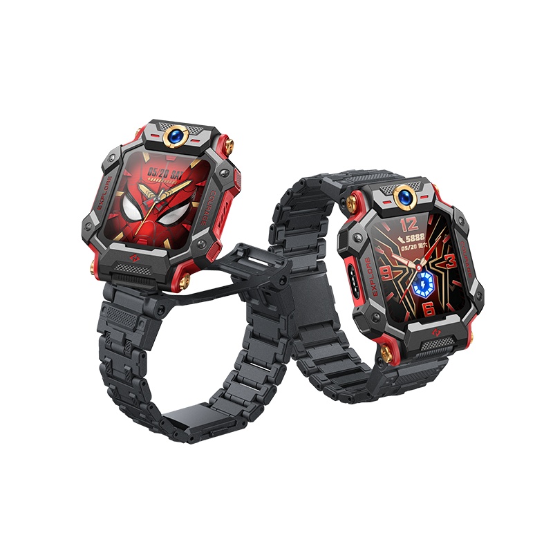 小天才儿童电话手表Z7蜘蛛侠定制新品限量定制儿童智能手表全网通360度安全防护 心率运动女孩定位手表儿童电话手表儿童手机