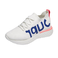 康奈女鞋 秋款飞织面运动鞋女时尚拼色轻软舒适透气深口单鞋女运动休闲鞋15186010