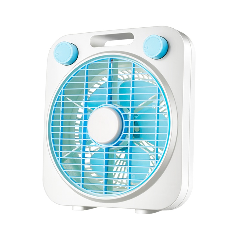 扬子电风扇FH-18B 迷你转页扇小型宿舍学生家用床上静音办公桌面蓝白普通款