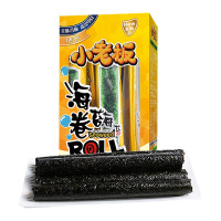小老板海苔烤鱿鱼味27g/盒 即食海苔 儿童宝宝零食 海产