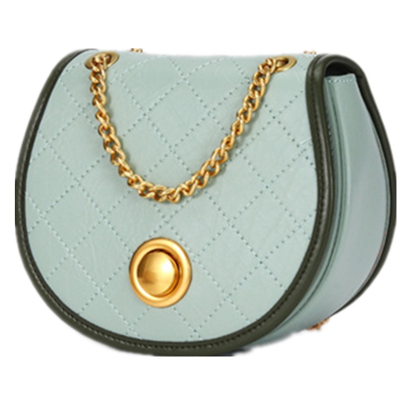 菱格三宅世家(MVO MVO LGSZSJ)女包时尚简约链条马鞍包2020夏季新款单肩斜挎包女