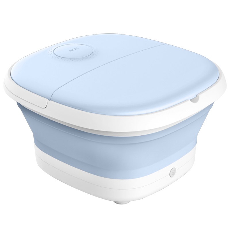 艾斯凯KH19Z天空蓝旗舰款便携足浴盆自动按摩恒温加热洗脚盆可折叠电动泡脚桶家用吴昕同款